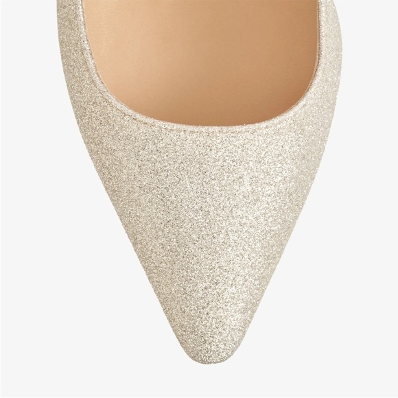 Jimmy Choo Glitter Romy heels 85 EU 39.5 NWOT - Picture 5 of 8